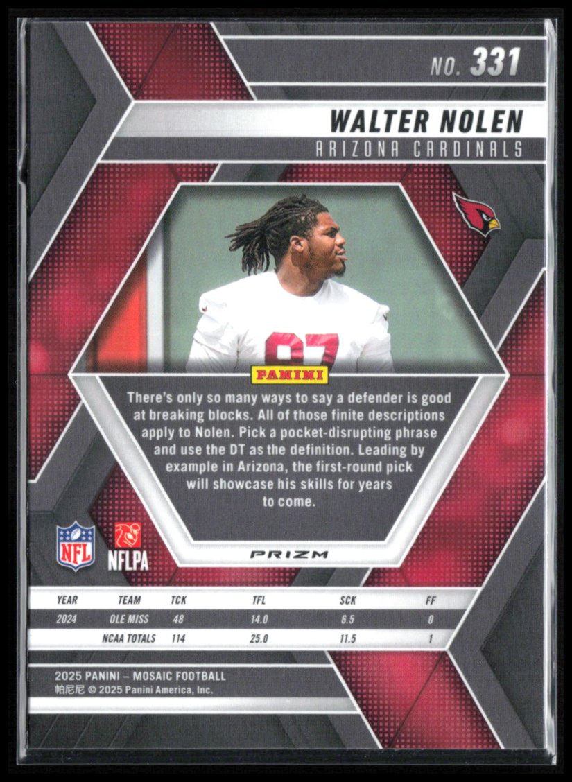 Walter Nolen RC Green Mosaic