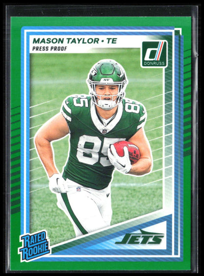 Mason Taylor RC Green Press Proof