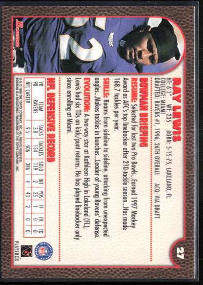 Ray Lewis 1999 Bowman