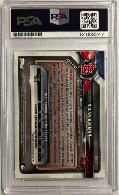 Nolan Gorman Auto PSA/DNA Certified Authentic