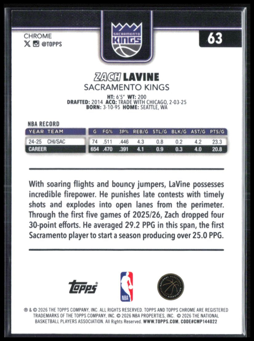 Zach LaVine X-Fractor