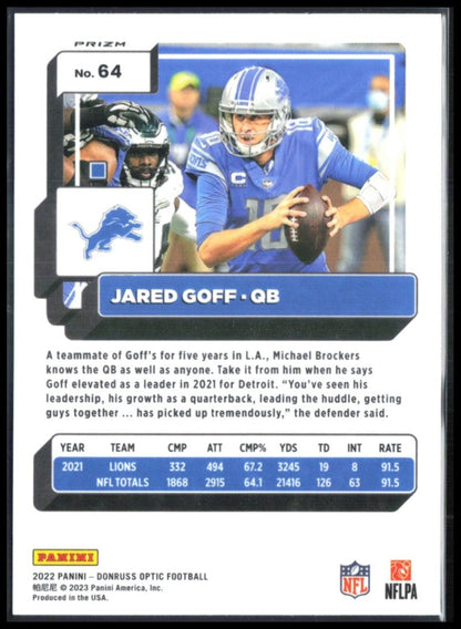 Jared Goff Holo