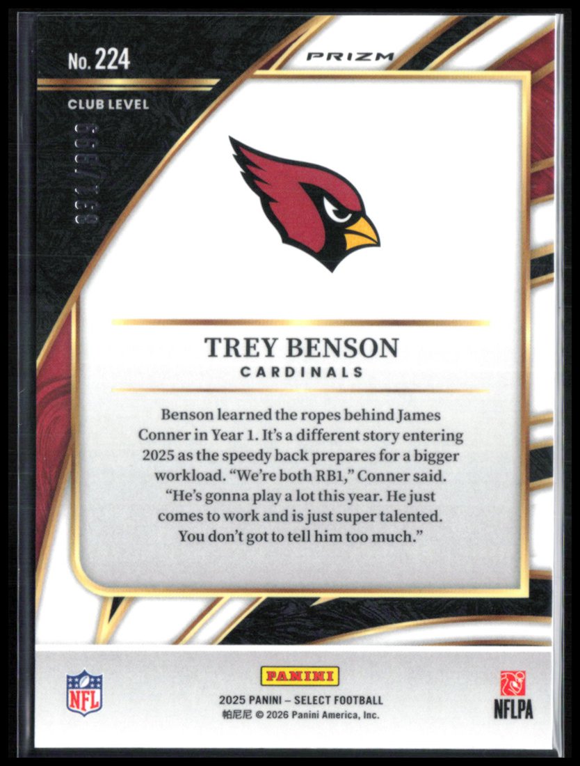 Trey Benson Copper Shock /899