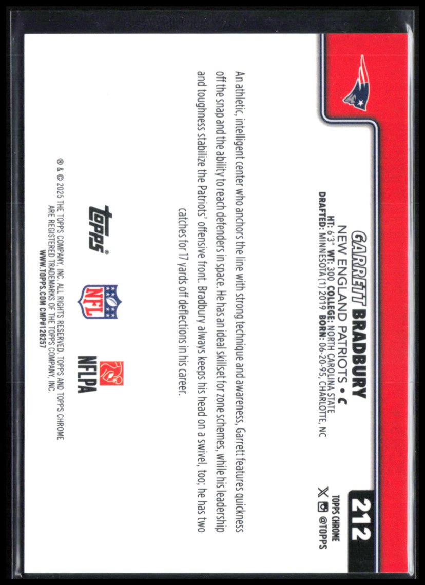Garrett Bradbury /50 Gold Pigskin