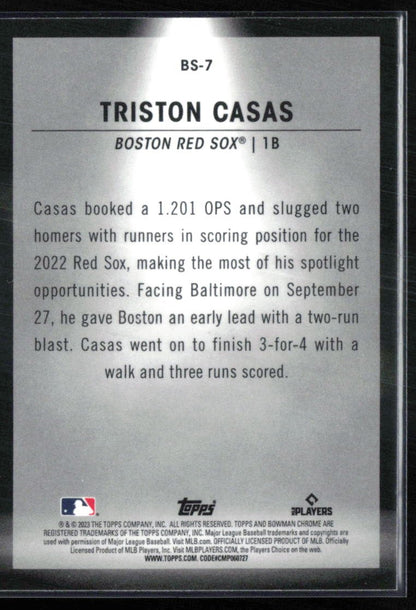 Triston Casas Bowman Spotlights