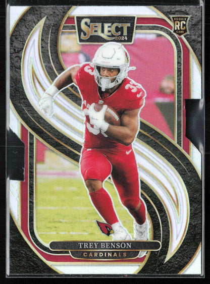 Trey Benson RC Premier Silver