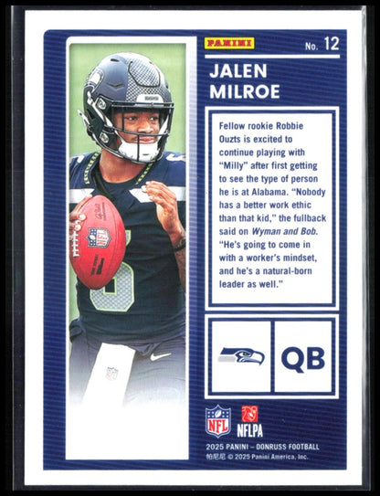 Jalen Milroe RC