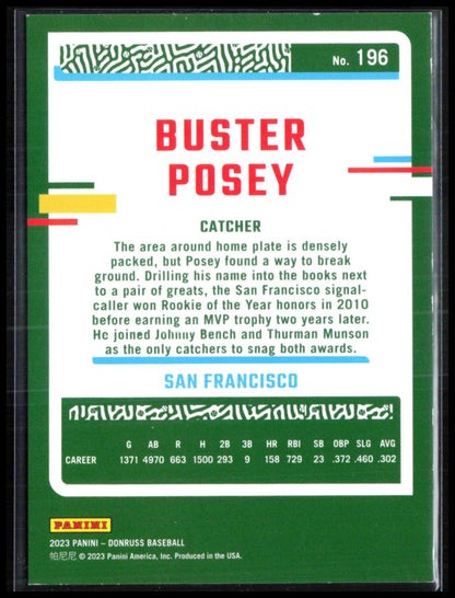 Buster Posey Red /2023