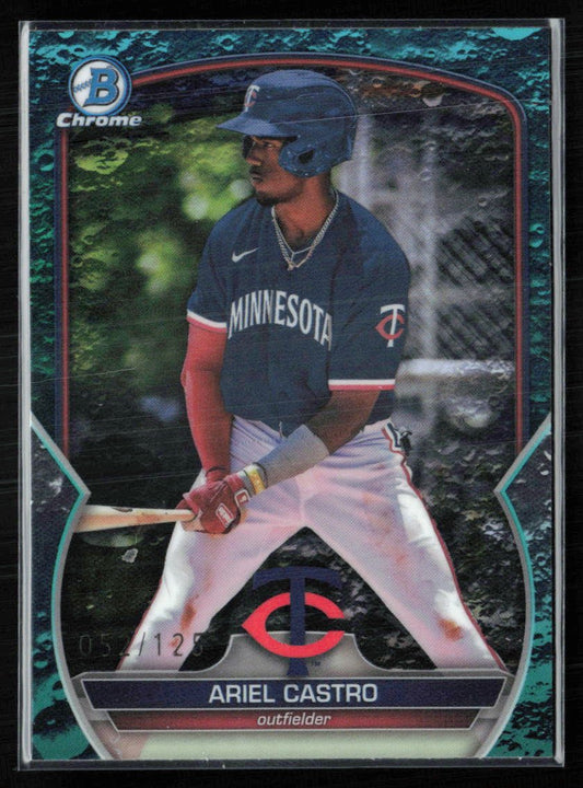 Ariel Castro 1st Bowman Aqua /125 Lunar