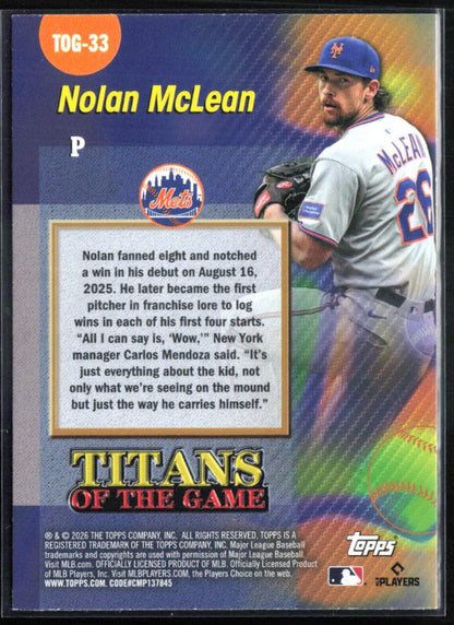 Nolan McLean RC RC