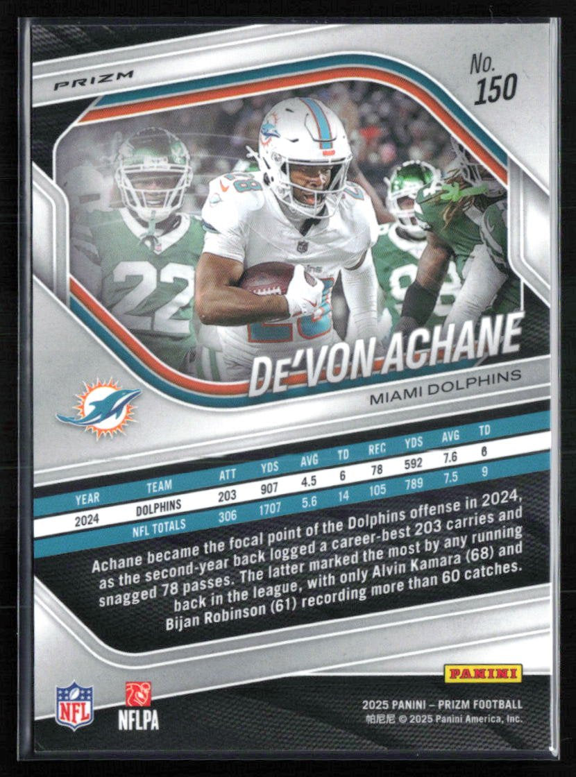 De'Von Achane Silver