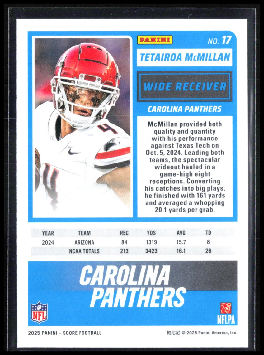 Tetairoa McMillan RC