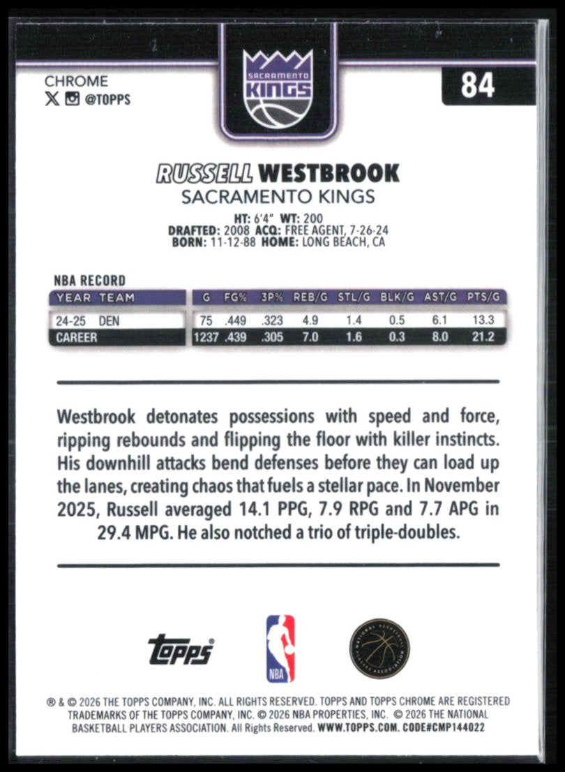 Russell Westbrook X-Fractor