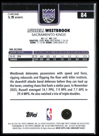 Russell Westbrook X-Fractor
