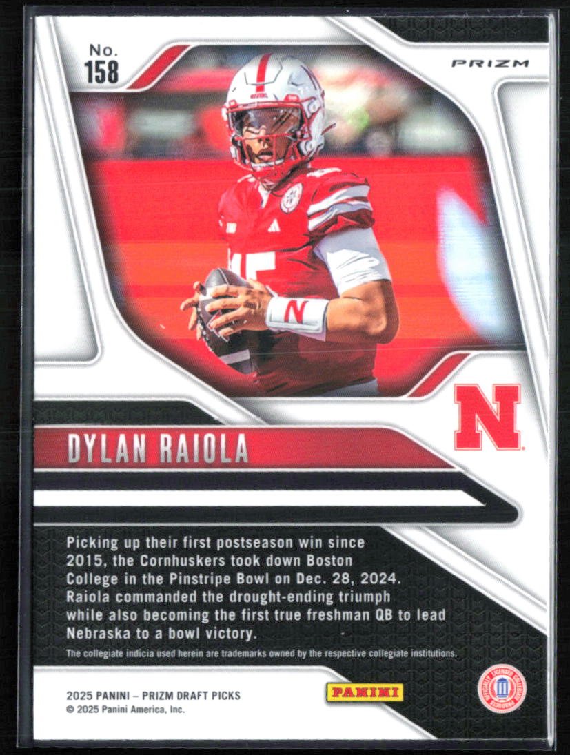 Dylan Raiola Rated Prospect Silver Prizm