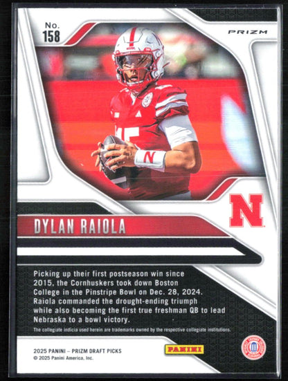 Dylan Raiola Rated Prospect Silver Prizm