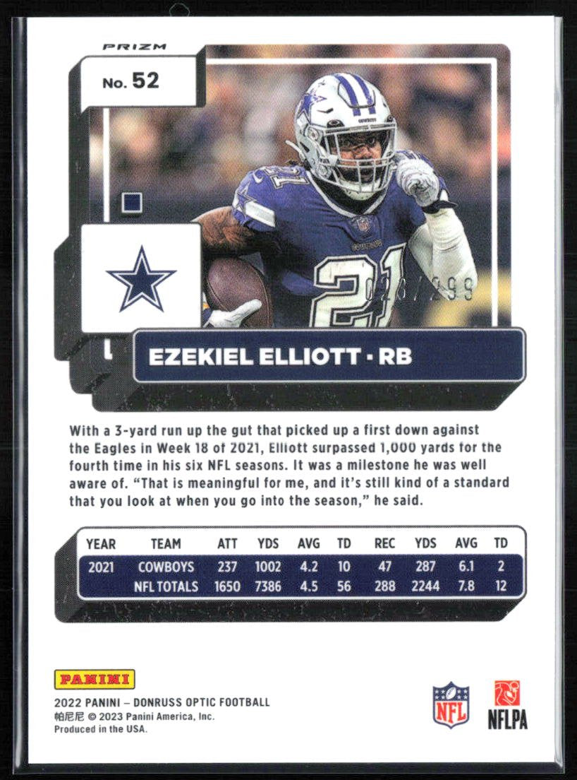 Ezekiel Elliott Light Blue /299