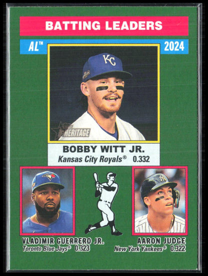 Bobby Witt Jr. / Vladimir Guerrero Jr. / Aaron Judge