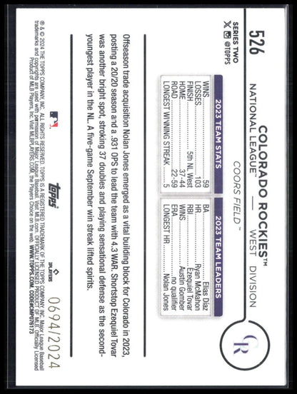 Colorado Rockies /2024