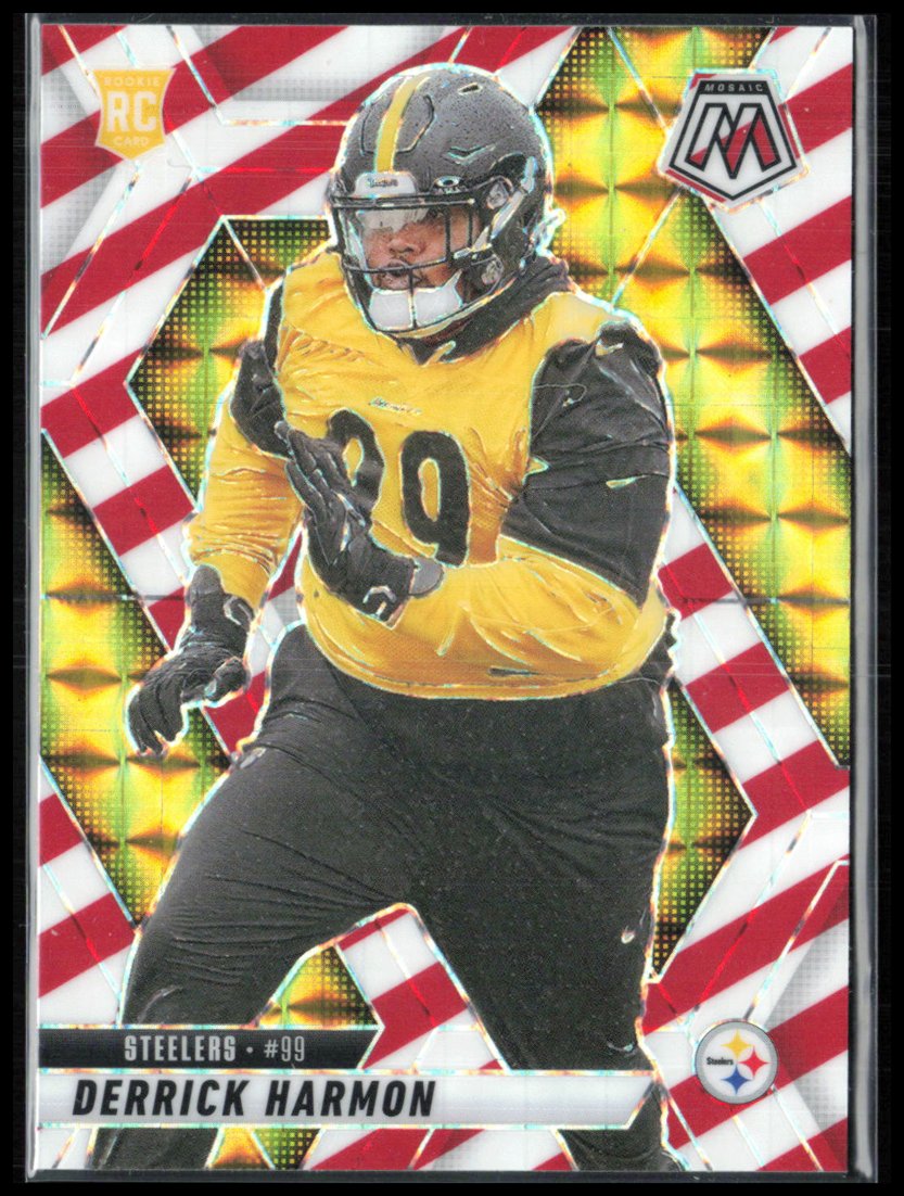 Derrick Harmon RC Red White