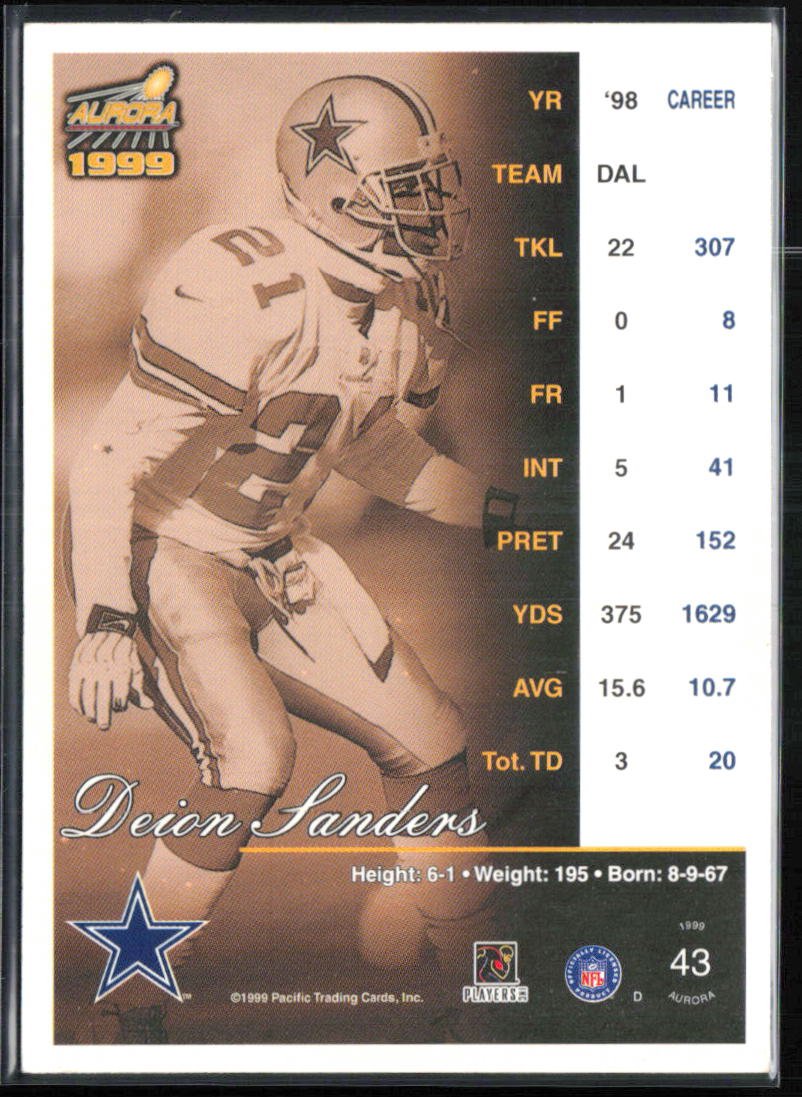 Deion Sanders 1999 Aurora