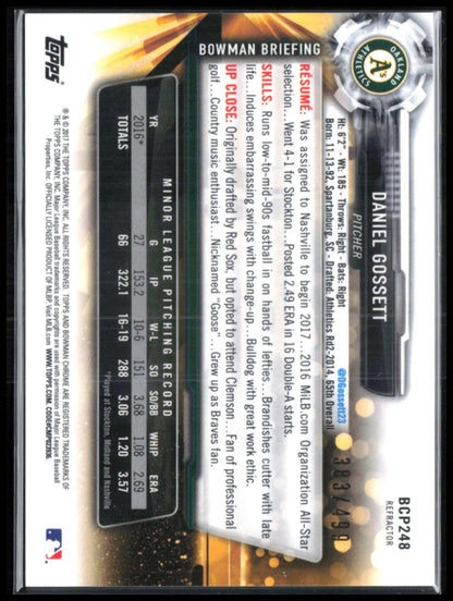 Daniel Gossett Refractor /499
