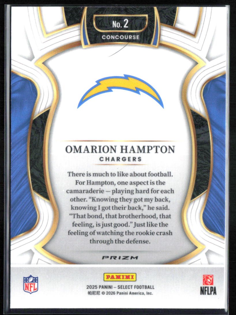 Omarion Hampton RC Silver