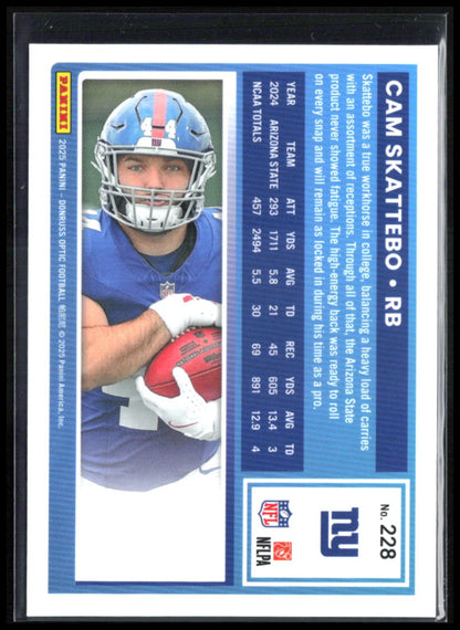 Cam Skattebo RC Rated Rookie