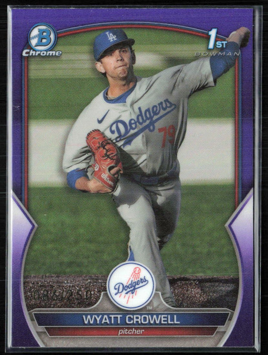 Wyatt Crowell 1st Bowman Refractor Purple /250