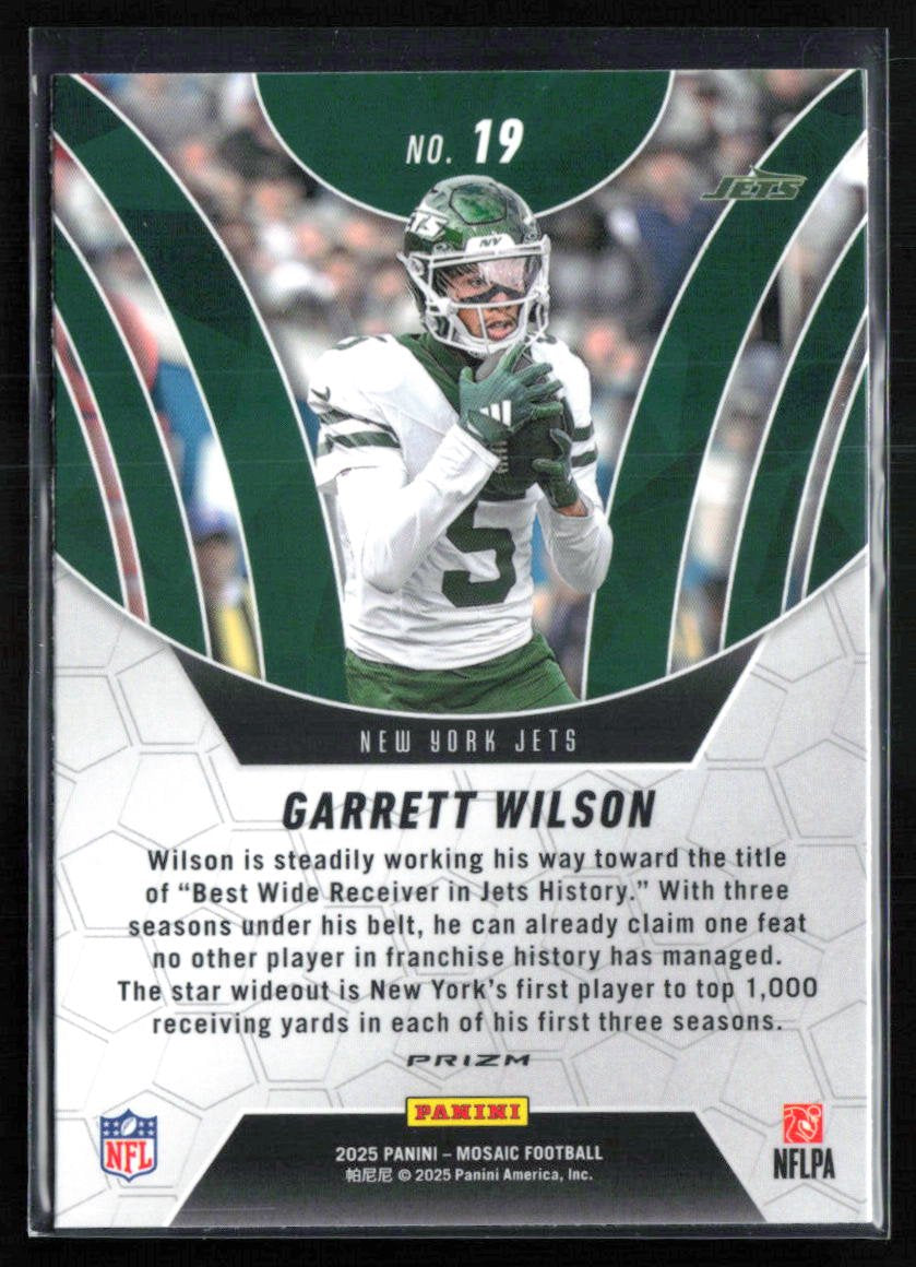 Garrett Wilson Elevate Orange Mosaic