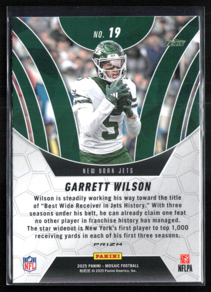 Garrett Wilson Elevate Orange Mosaic