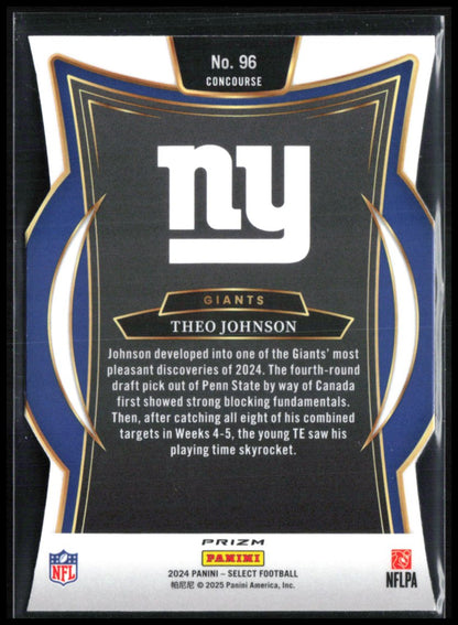 Theo Johnson RC Silver Die-Cut