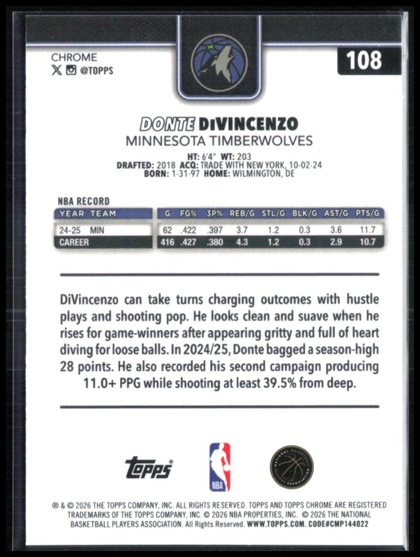 Donte DiVincenzo RWB