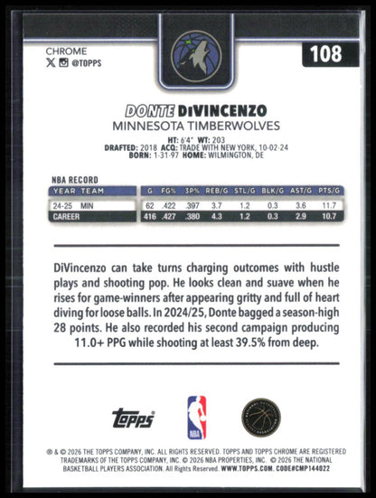 Donte DiVincenzo RWB