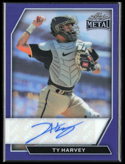 Ty Harvey Auto Purple /8