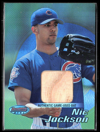 Nic Jackson Game-Used Bat Relic
