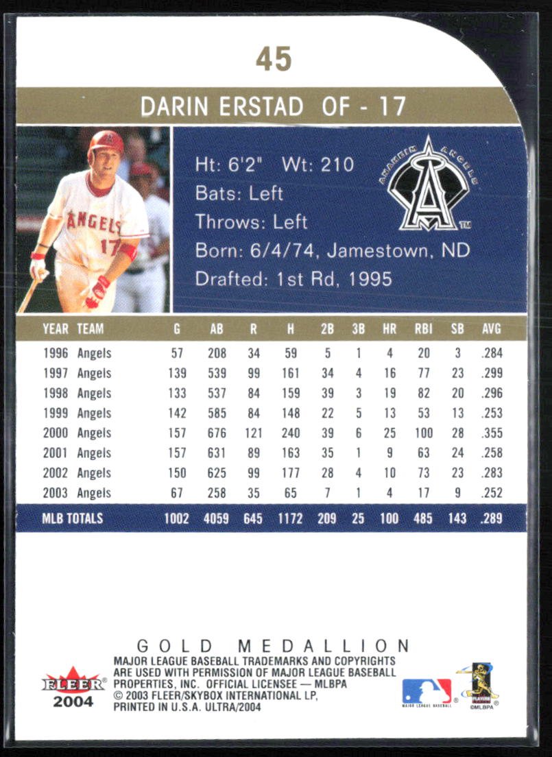 Darin Erstad Gold Medallion