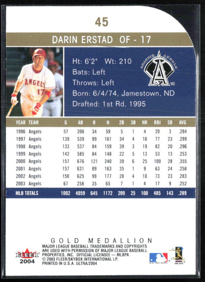 Darin Erstad Gold Medallion