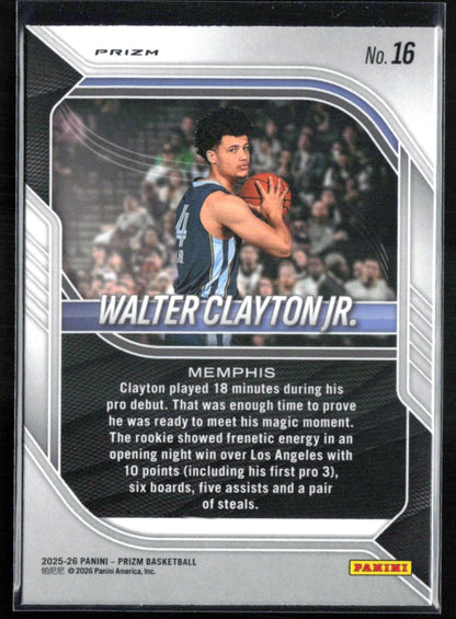 Walter Clayton Jr. RC Red Ice