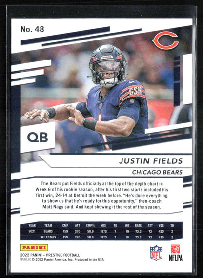 Justin Fields Xtra Points Premium Red /449