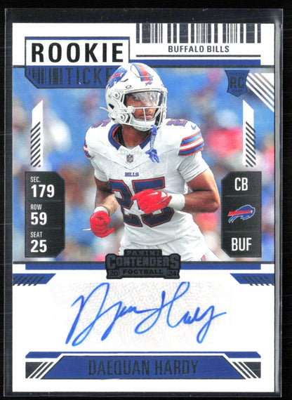 Daequan Hardy RC Auto Rookie Ticket