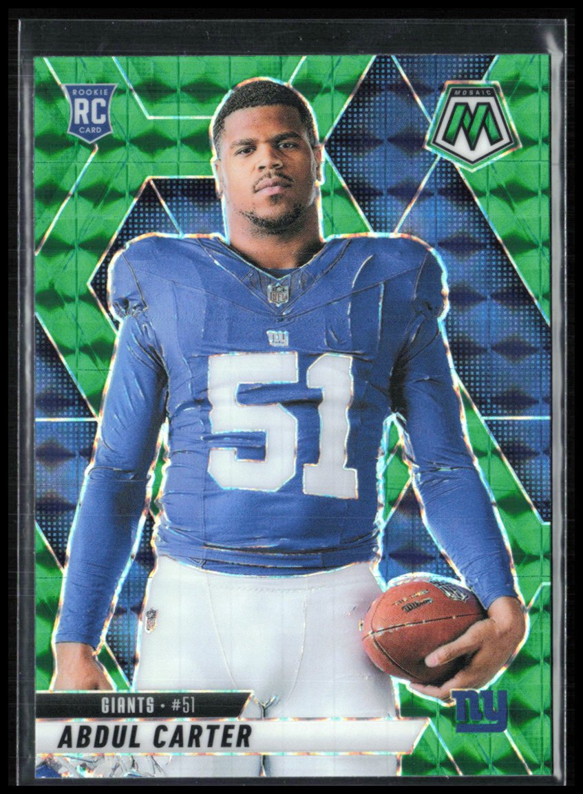 Abdul Carter RC Green Mosaic
