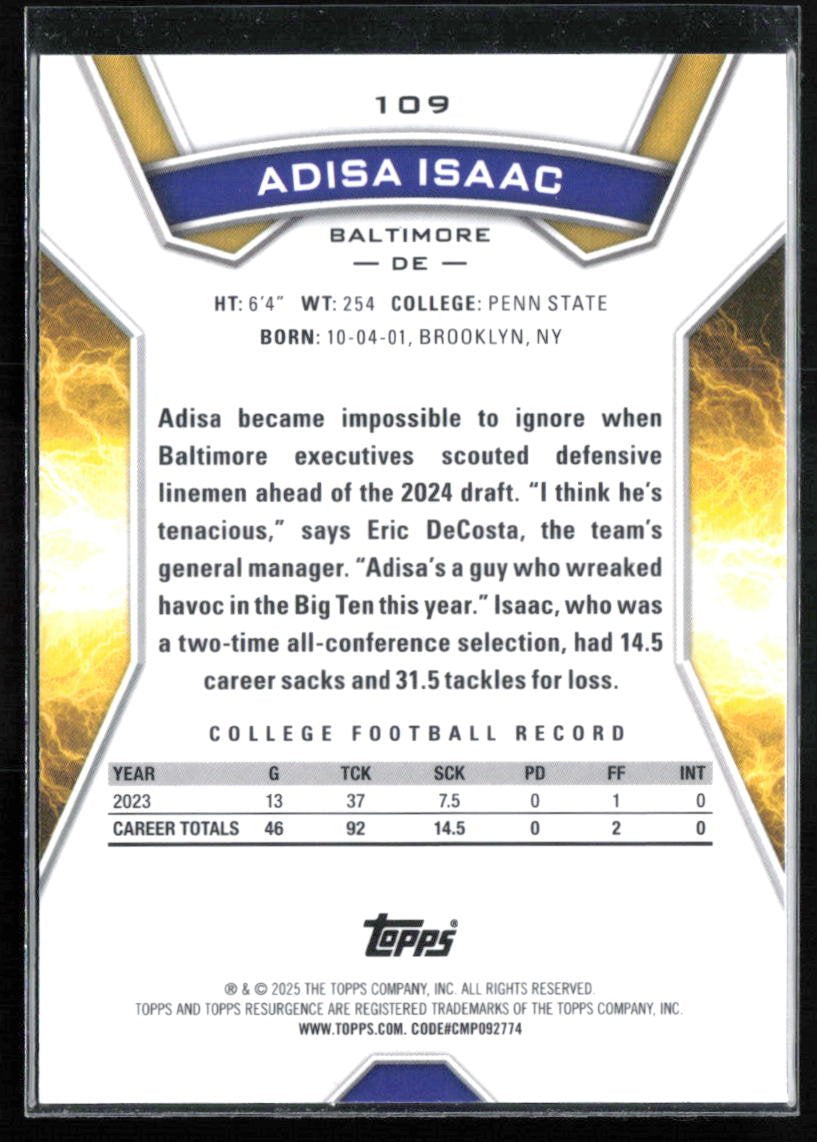 Adisa Isaac RC