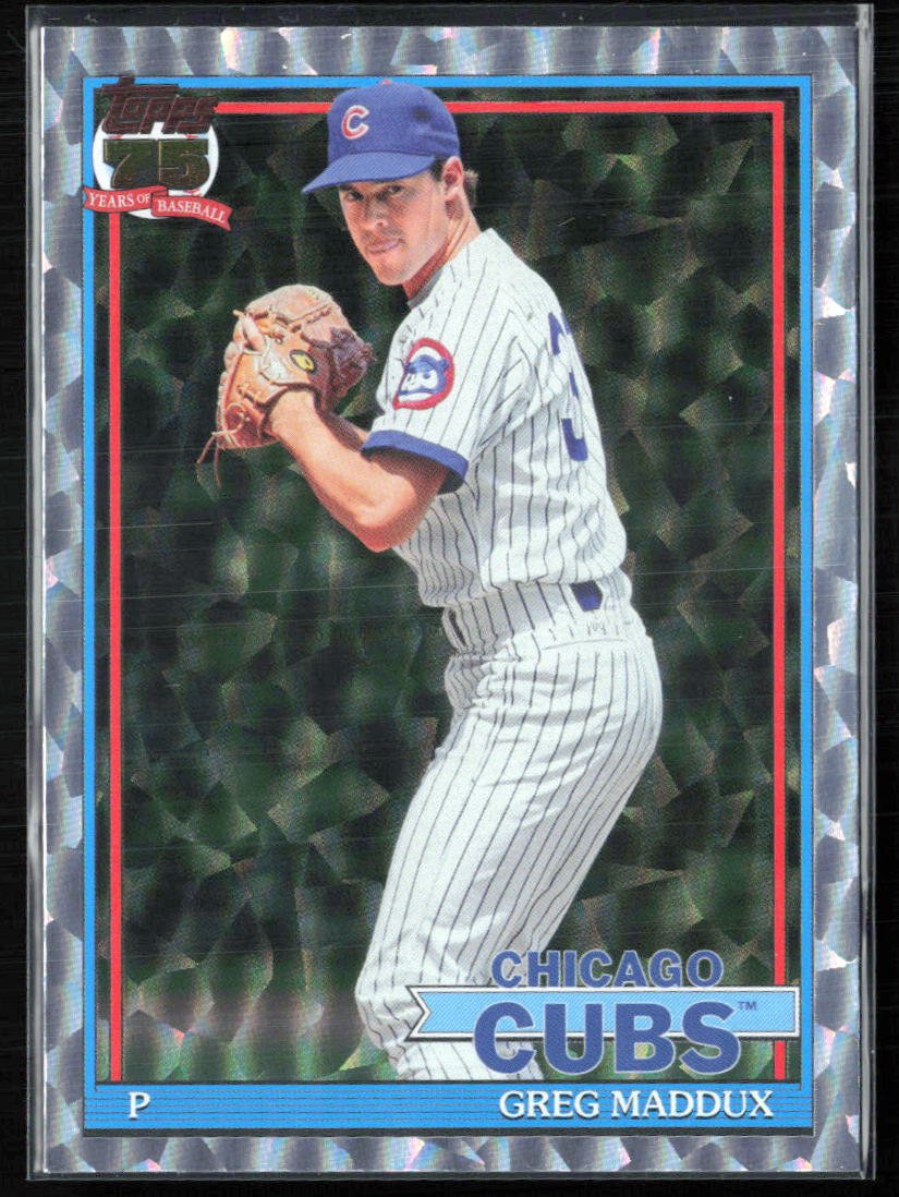 Greg Maddux Crackle Foil
