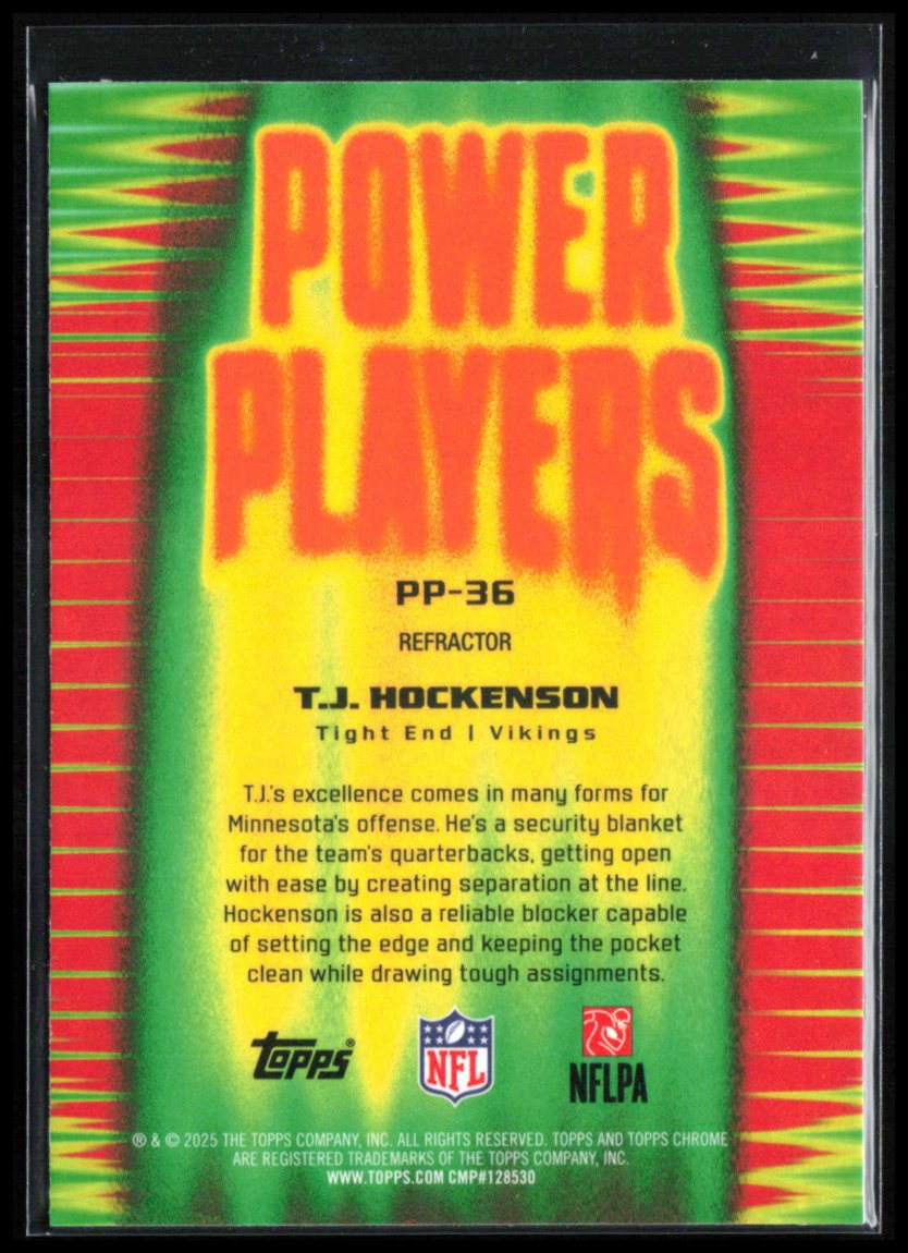 T.J. Hockenson Power Players Holo