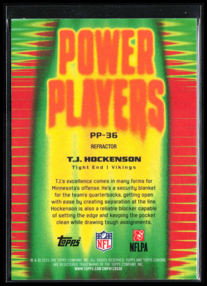 T.J. Hockenson Power Players Holo