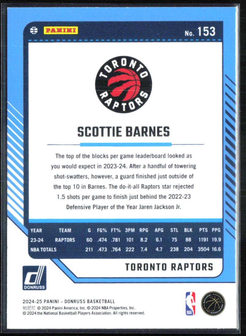 Scottie Barnes Green Laser