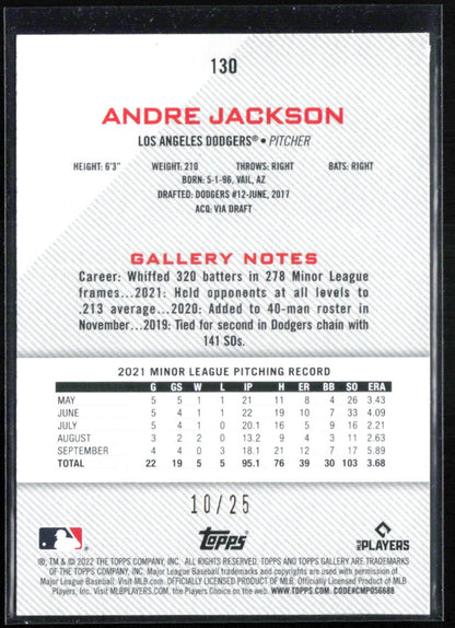 Andre Jackson RC Orange /25
