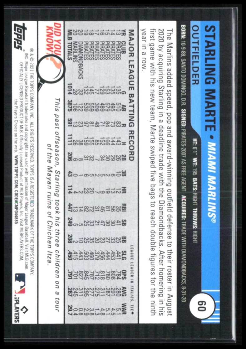Starling Marte Green /75