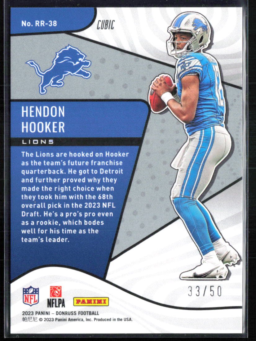 Hendon Hooker RC Rookie Revolution Cubic /50